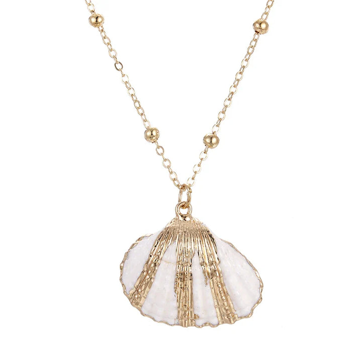 Seaside White Shell Necklace - Beach Collection