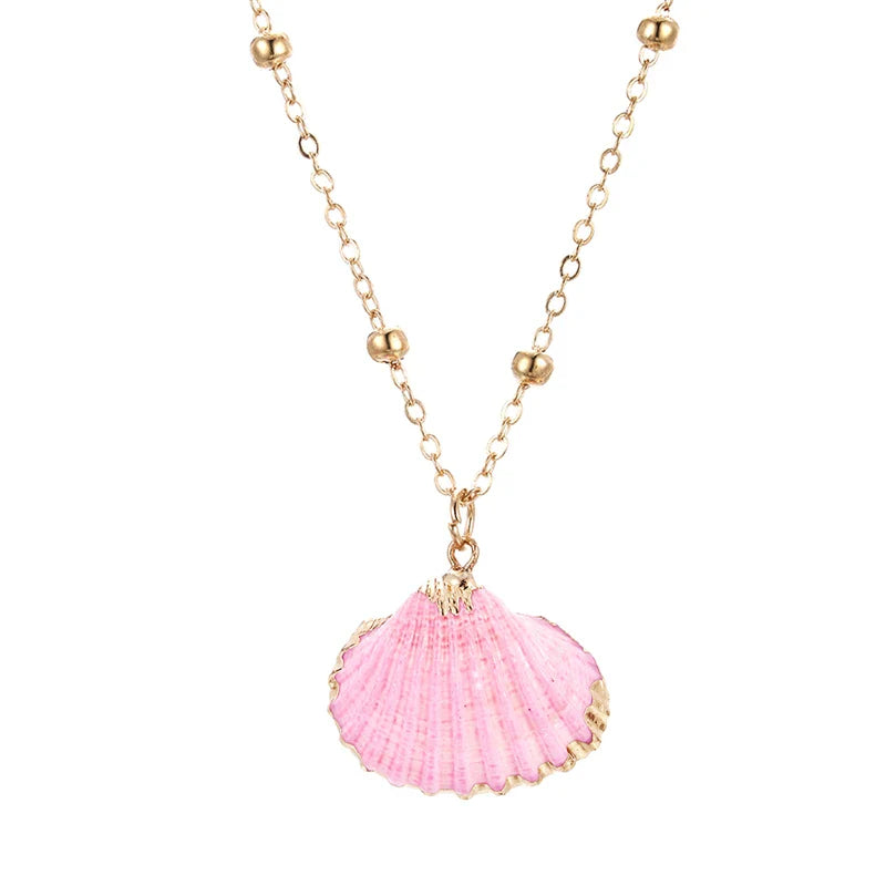 Vibrant Seashell Necklace - Beach Collection