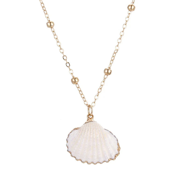 Seaside White Shell Necklace - Beach Collection