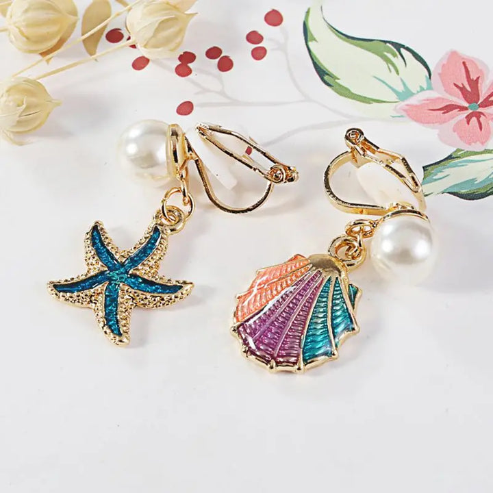 Coastal Shell Earrings - Beach Collection