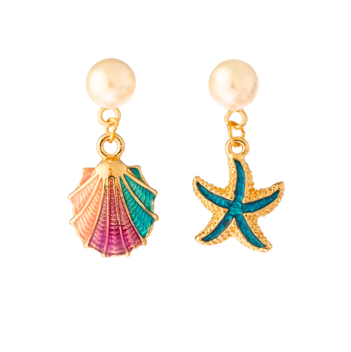 Coastal Shell Earrings - Beach Collection