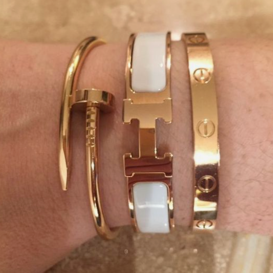 H BRACELET GOLD