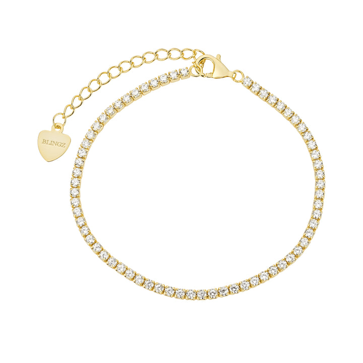 NADIA TENNIS BRACELET - GOLD