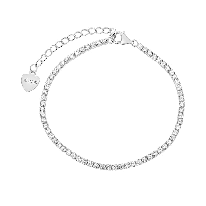 NADIA TENNIS BRACELET - SILVER