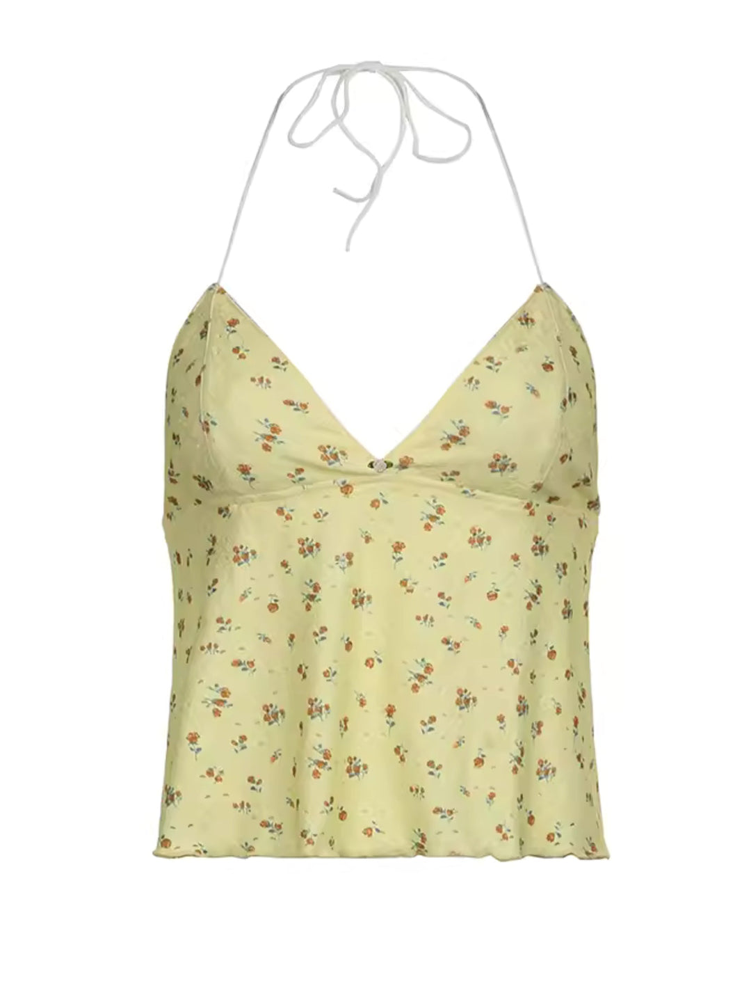 Dena Mini Floral Print Backless Top