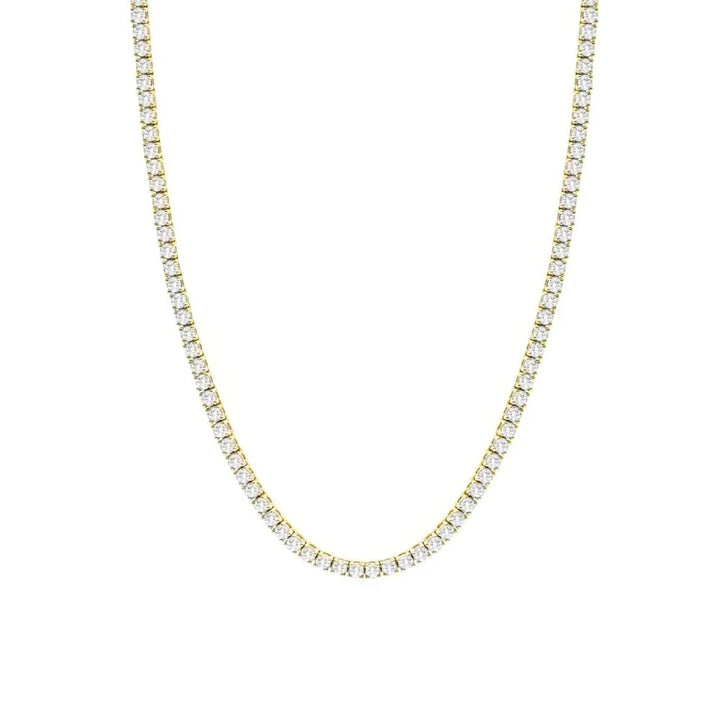 TYRA TENNIS NECKLACE - GOLD